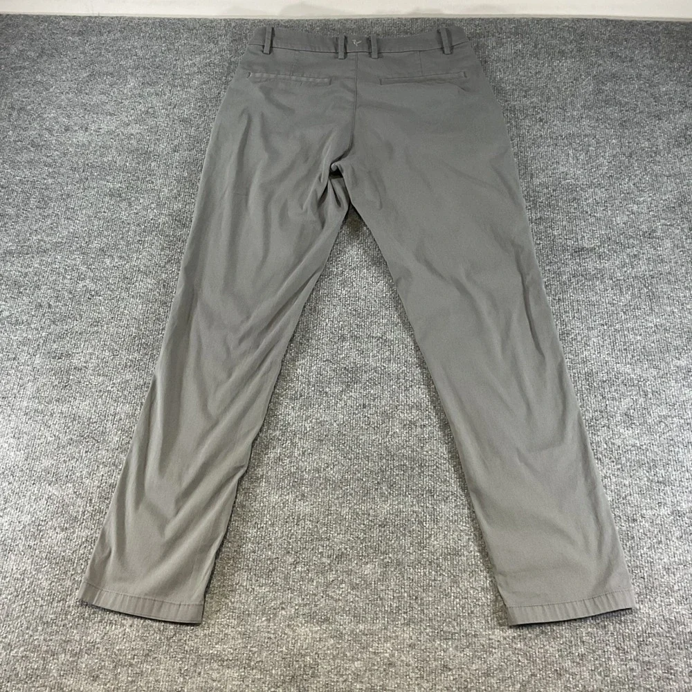 Birddogs Boom Pants Men's 32x32 Gray Stretch Performance Chino Casual Golf